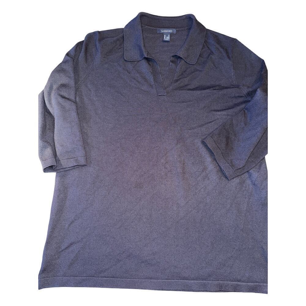 LANDS END sweater size 2X blue